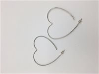 Orecchini Soma Gioielli Donna Orecchini in argento pendenti in Argento POR OR AG CUORE - POR OR AG CUORE